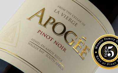 La Vierge Apogée Pinot Noir Earns Prestigious Victory in Mosaic Top 5 Awards